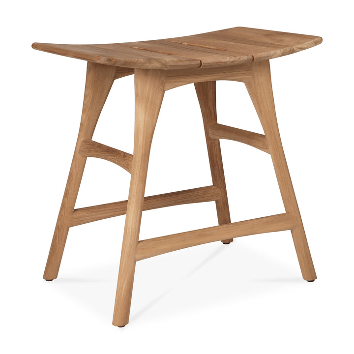 Osso Outdoor Dining Stool - Natural Teak