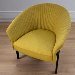 Valmy Armchair In Canvas Laine Blé / Yellow  - AVAILABLE NOW