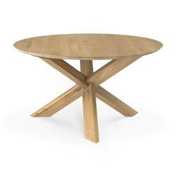 Circle Oak Dining Table - 2 Sizes Available