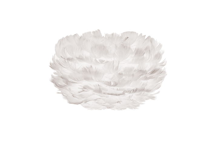 Eos White Feather Light Shade - 6 Sizes Available