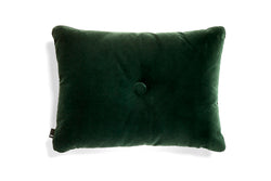 Velvet Dot cushion Dark green Hay