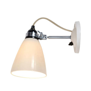 Hector medium dome wall light switched