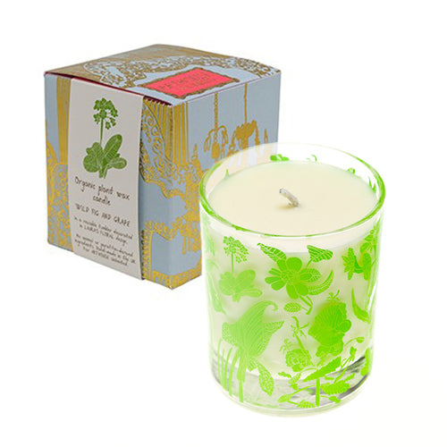 Laura’s Floral Plant Wax Candle (Wild Fig and Grape)