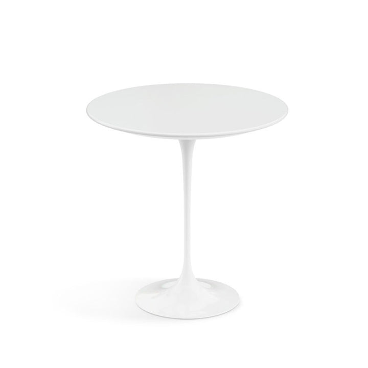 Saarinen Tulip Side Table 41cm - White Laminate Top